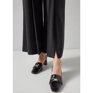 LK Bennett Eva Wide Crop Pleat Trouser